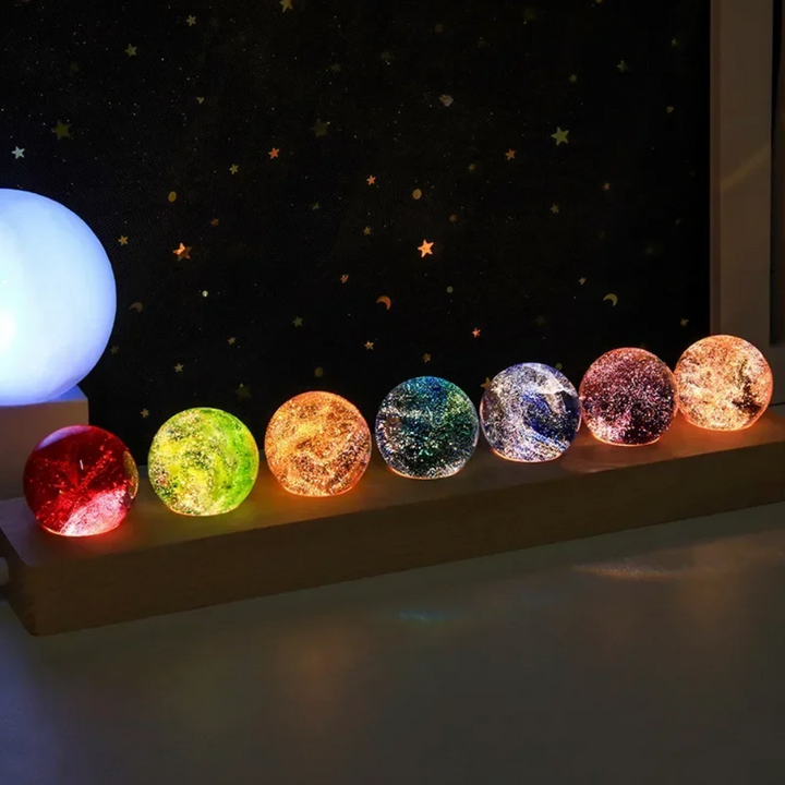 Esferas de Chakras LED