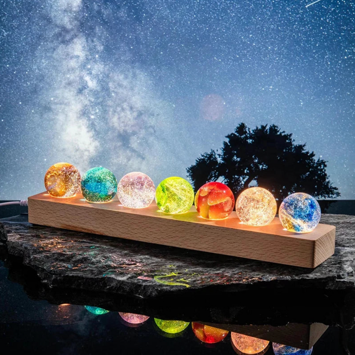Esferas de Chakras LED